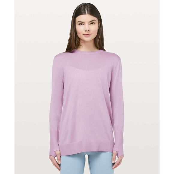 Lululemon Women's 8 Antoinette Still At Ease Pullover Sweater Athleisure G31-3 - Picture 1 of 7